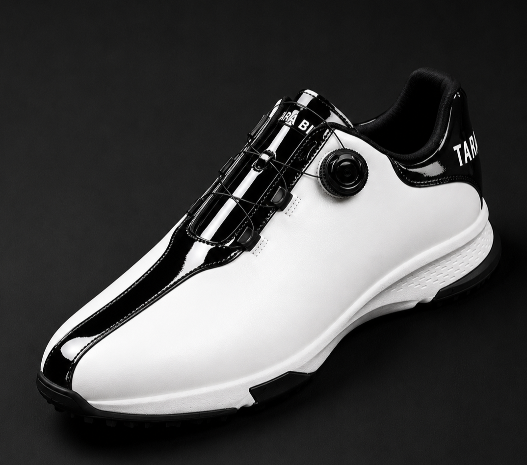 TARA BLU Men's Premium Leather Lifestyle & Golf Shoes